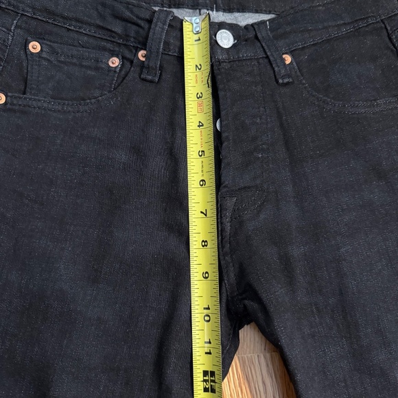 Levi’s Men’s 501 Original Black Jeans w/Button Fly - Picture 7 of 8
